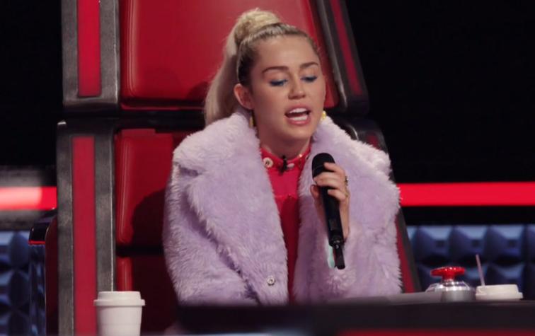 Miley Cyrus muestra todo su talento en The Voice