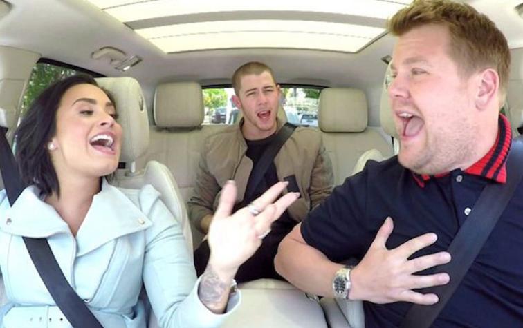 ¡Demi Lovato y Nick Jonas se unieron en divertido Carpool Karaoke!