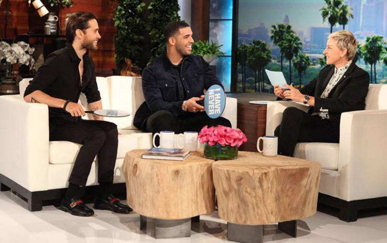 ¡Las pícaras confesiones de Drake y Jared Leto en Ellen!