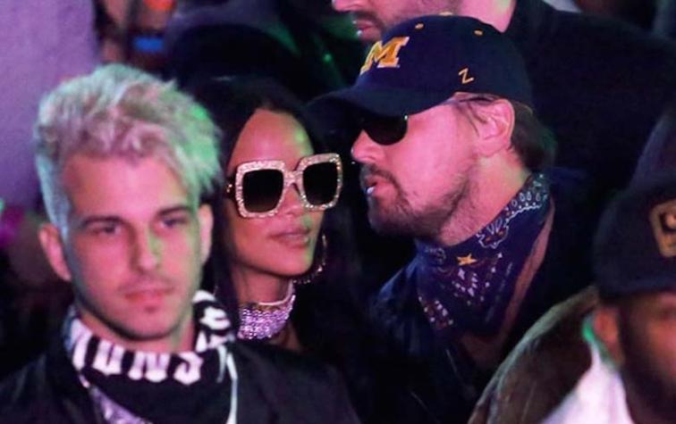 Pillaron a Rihanna y Leo Dicaprio paseando y carreteando en Las Vegas