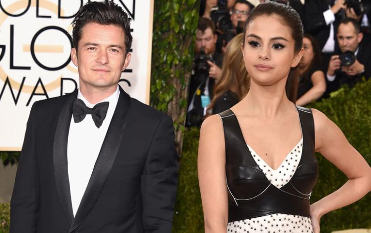 Captan a Selena Gomez besando y abrazando a Orlando Bloom