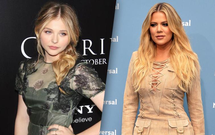 Khloé Kardashian le declara la guerra a Chloë Moretz con foto íntima