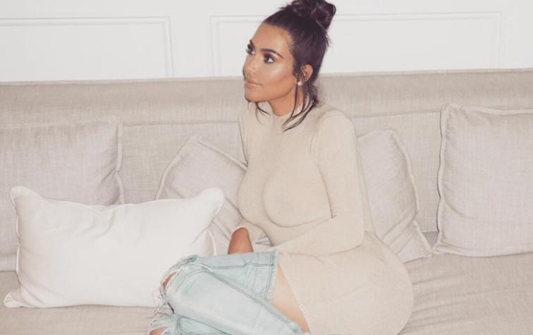 Kim Kardashian llevó a Saint West a las grabaciones de su reality show