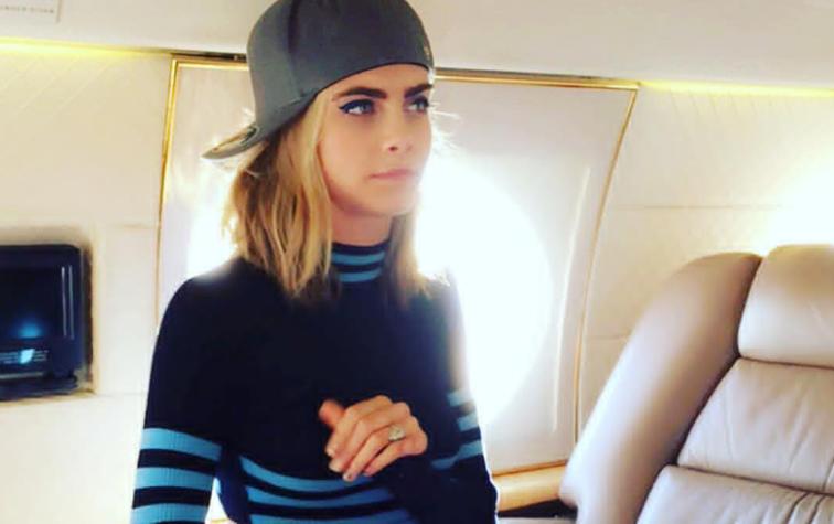 Cara Delevingne instala las biker de cuero en las alfombras rojas