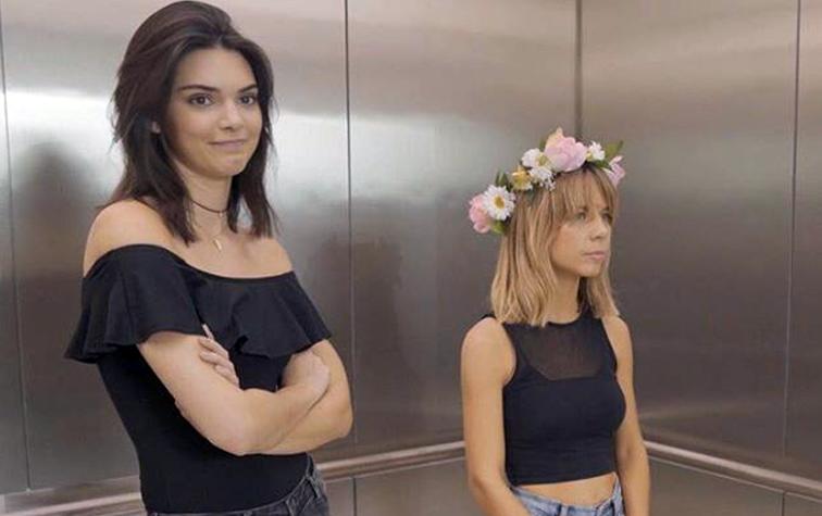 ¡Qué suerte! La “Catita” conoció a Kendall Jenner