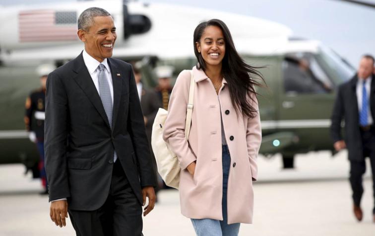 Sensual twerk de Malia Obama se convierte en viral