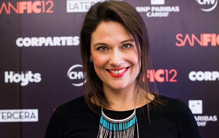 Catherine Mazoyer y su look maternal en Sanfic 12