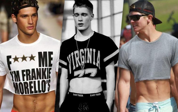 Crop tops, el nuevo fetiche de los hombres