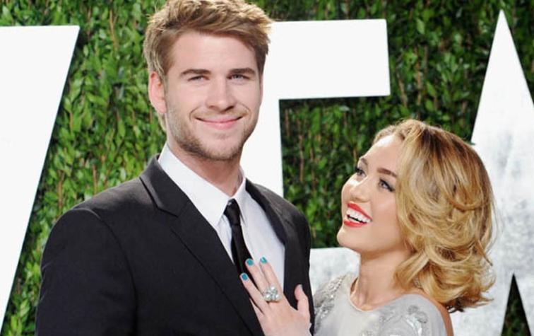 Liam Hemsworth le dedicó una foto del pasado a Miley Cyrus