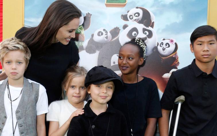 Angelina Jolie se mudó con sus hijos a lujosa mansión