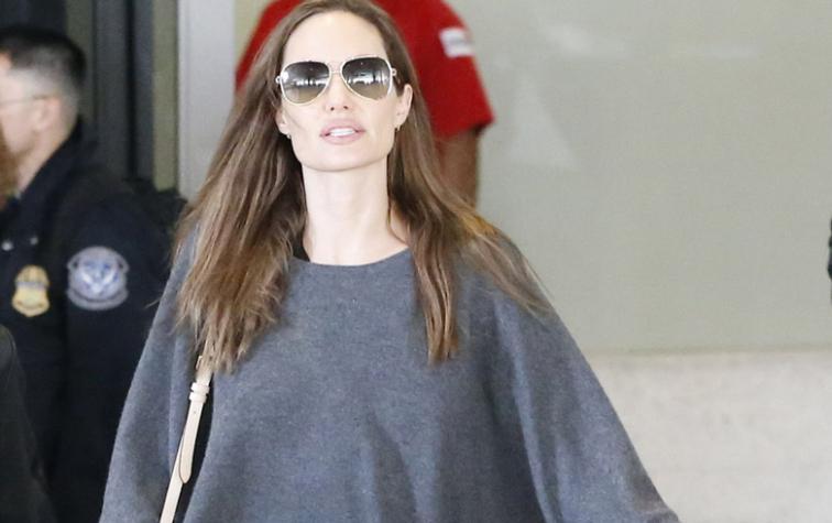 Consiguen la primera foto de Angelina Jolie  tras divorcio