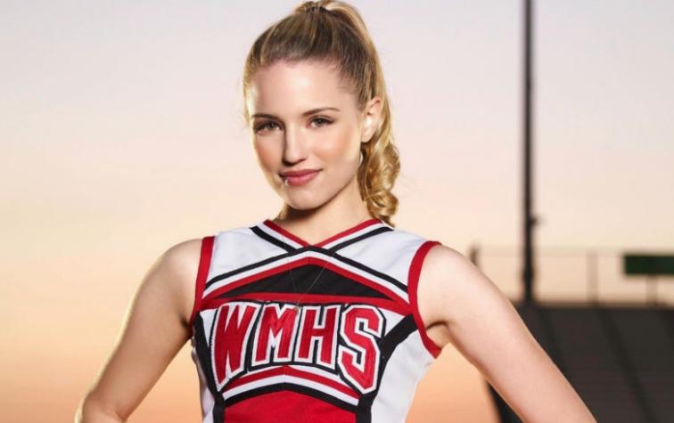 El curioso vestido que Dianna Agron de “Glee” usó para su matrimonio