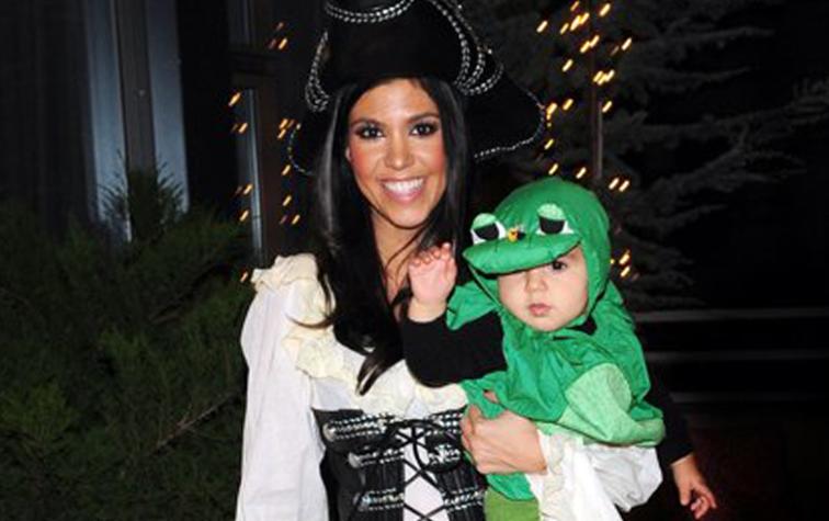 Kourtney Kardashian ya decoró su casa pensando en Halloween