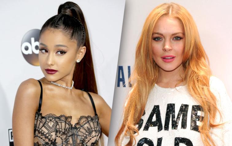 Lindsay Lohan le dejó despiadados comentarios a Ariana Grande en Instagram