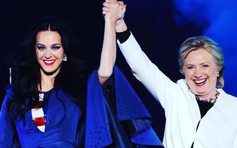Katy Perry publica nuevo y desesperado llamado para votar por Hillary Clinton