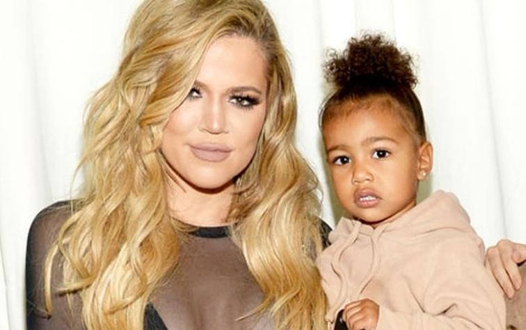 North West maquilló a su tía Khloé Kardashian