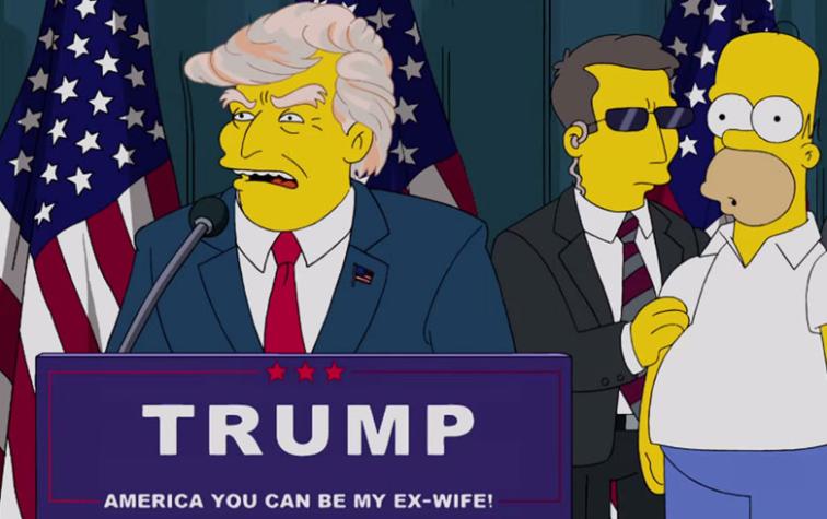 Hace 16 años, Los Simpsons predijeron la victoria de Trump