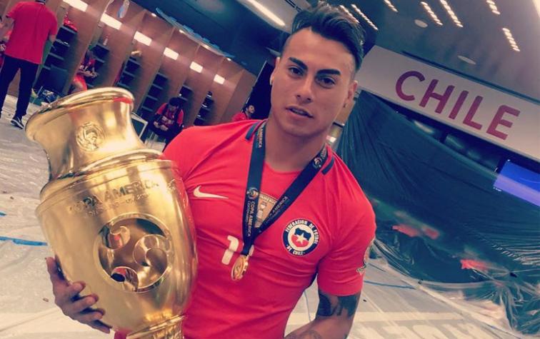 Eduardo Vargas  anuncia el nacimiento de su segundo hijo con tierna imagen