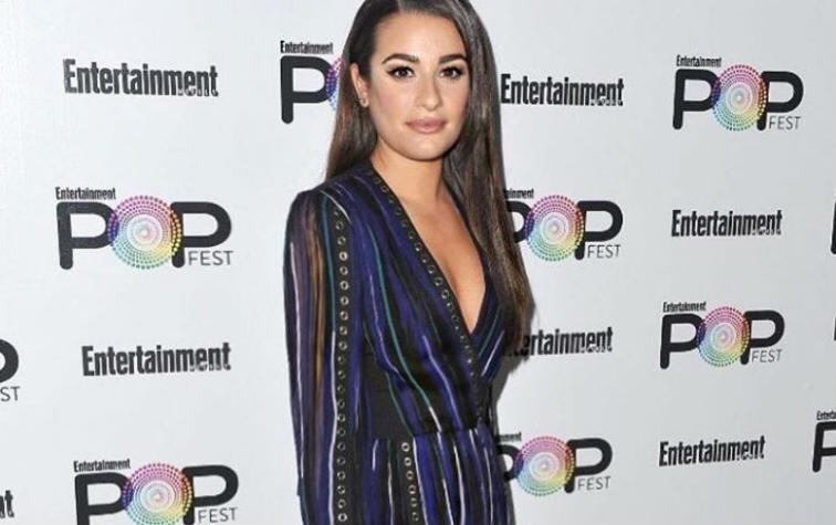 Lea Michele posa al estilo Jennifer López