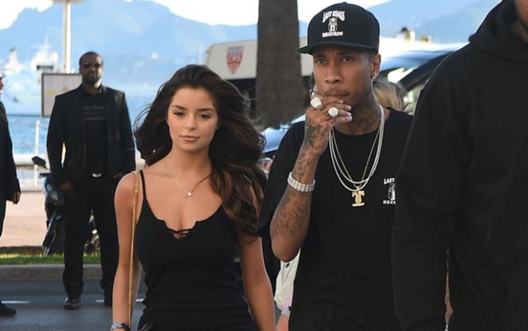 Ex novia de Tyga impacta con mega transparencia 