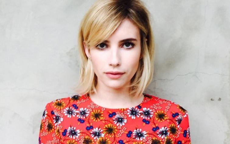 Emma Roberts "customizó" su chaqueta denim