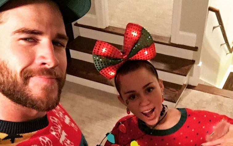 Liam Hemsworth le regaló otra joya a Miley Cyrus para navidad