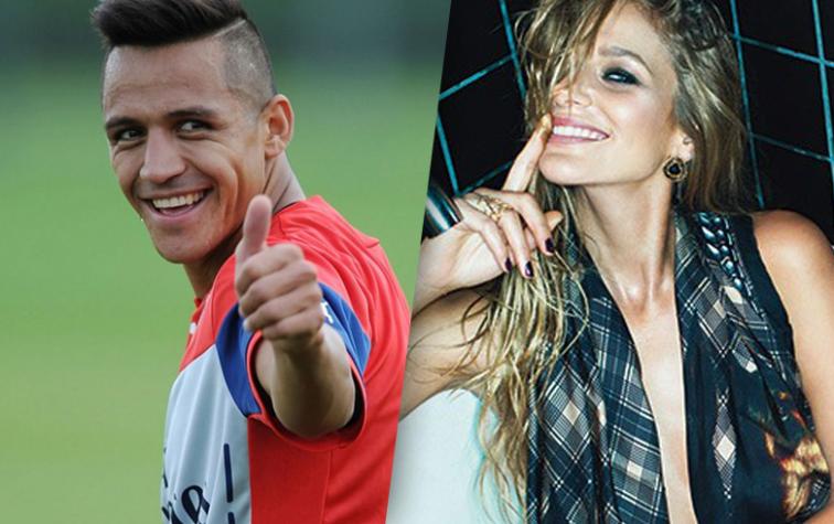 Alexis Sánchez coquetea con Mayte Rodríguez en redes sociales