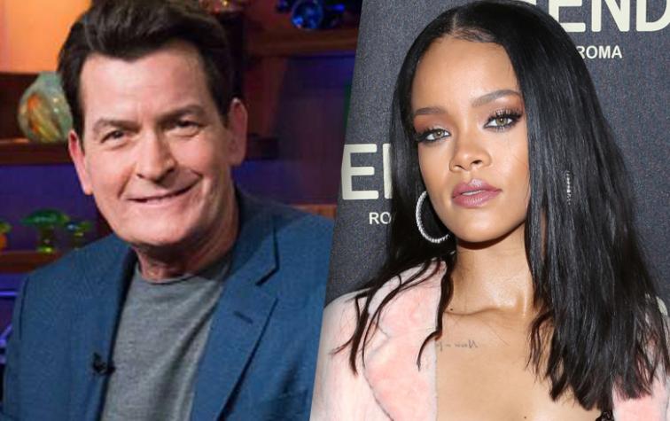 Charlie Sheen trató de "perra" a Rihanna