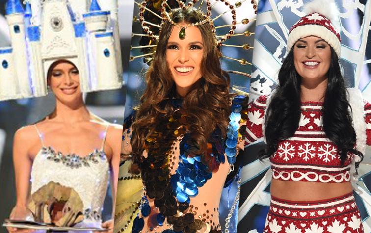 Miss Chile Catalina Cáceres ya desfiló con su traje típico