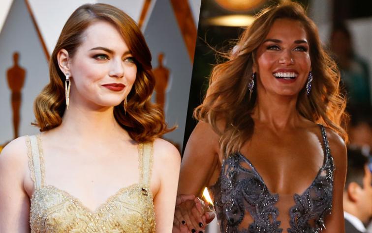 Las similitudes entre el vestido de Emma Stone y Carola de Moras