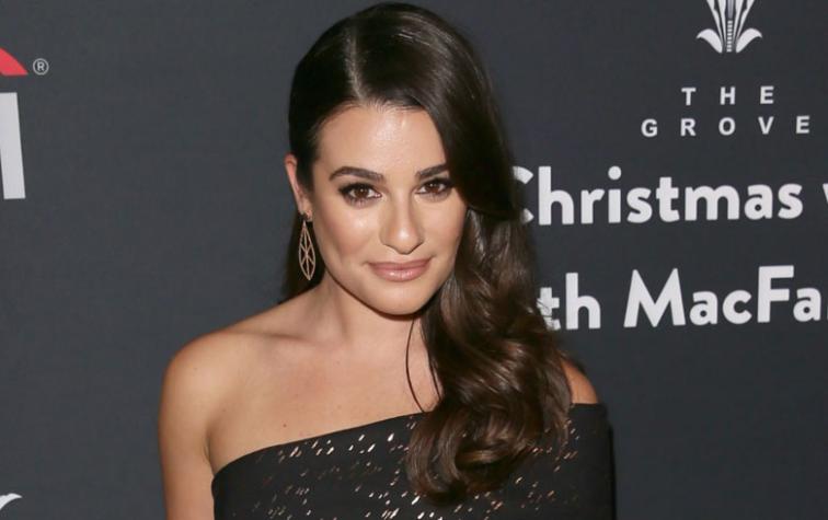 Lea Michele apareció con otra cara en los Grammy