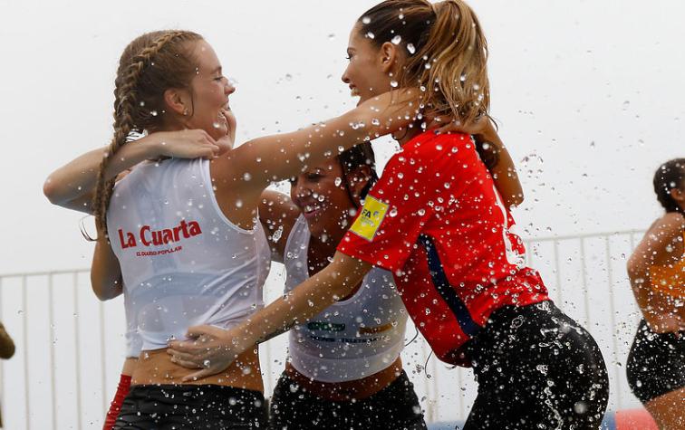 Kika Silva, Gala Caldirola y el lado sexy del partido de fútbol agua