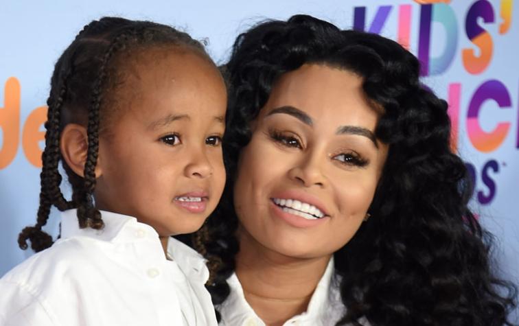 Blac Chyna hizo “matchy matchy” con su hijo en los Kids Choice Awards