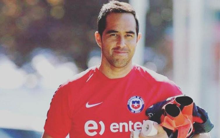 Claudio Bravo juega ante Venezuela en el cumpleaños de su hija Emma