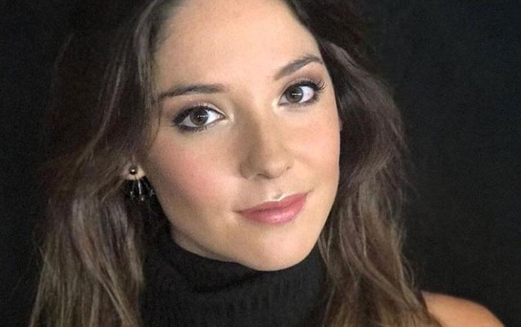 El look glitter de Kel Calderón en desfile de Lupe Gajardo