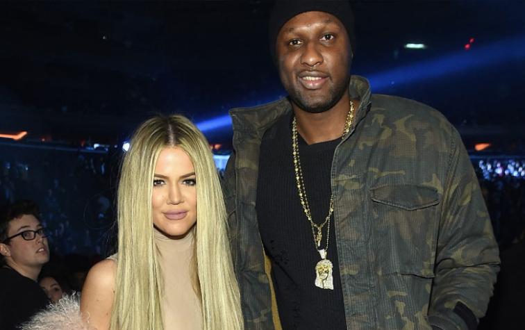 Lamar Odom es captado con una mujer igual a Khloé Kardashian