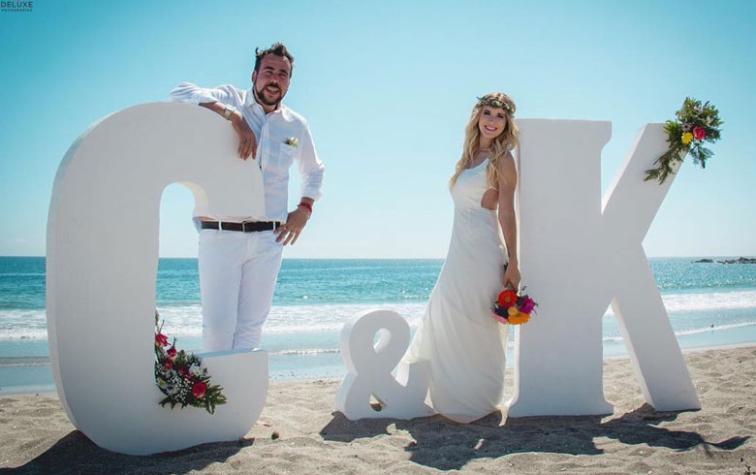 La bella boda de Carla Jara y Francisco Kaminski