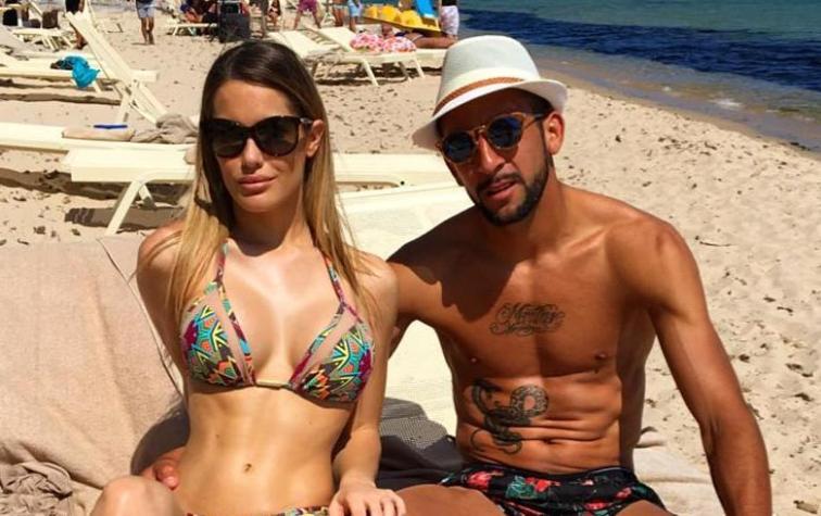 Gala Caldirola y Mauricio Isla celebran 9 meses de pololeo