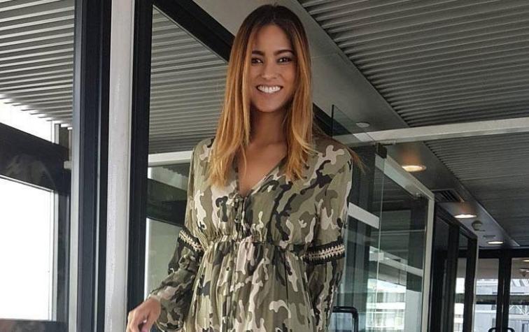 Camila Recabarren muestra espectacular figura en ceñido enterito