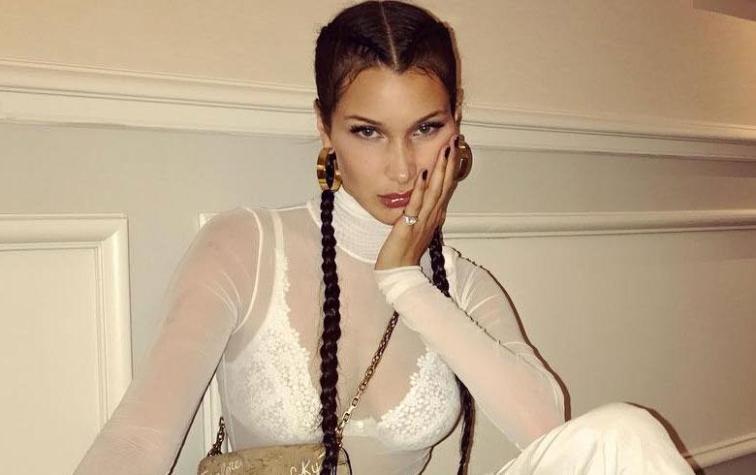 Bella Hadid provoca en Instagram al desnudo