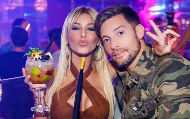 Oriana se sacó una selfie y dejó a la vista a Luis Mateucci semidesnudo