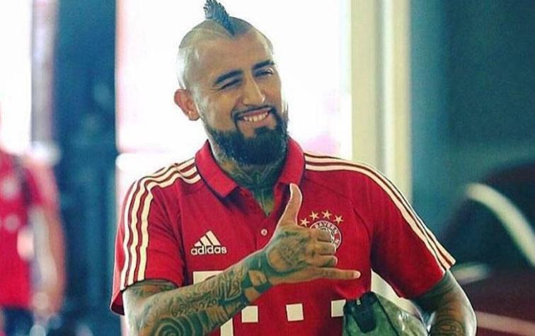 Arturo Vidal posa con su madre: "Con un guerrero nadie puede"