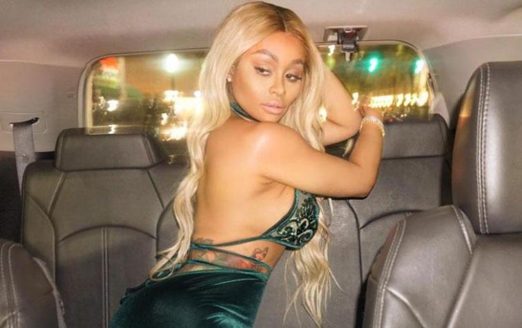 Blac Chyna se deja ver sin maquillaje