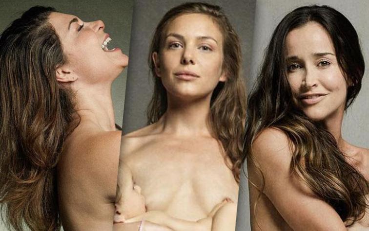 Ex MasterChef retrata famosas desnudas para promover la lactancia maternal