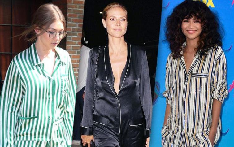 7 famosas que se atrevieron con el look "pijama chic"