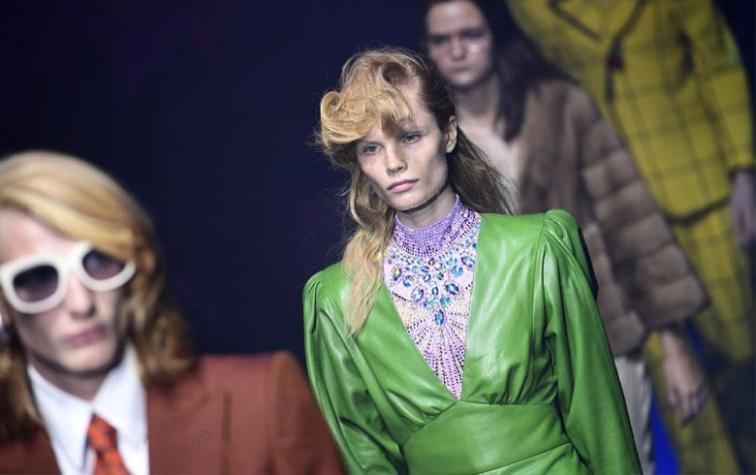 Gucci abre la Semana de la Moda de Milán con una oda a los años 80