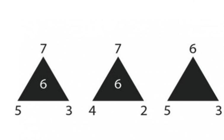 El reto del número que falta en el triángulo que está volviendo locos a todos