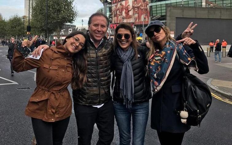 Familia de Mayte fue en patota a Londres a ver a Alexis 