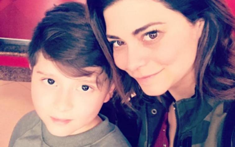 Antonella Ríos sorprendió a su hijo con una importante noticia