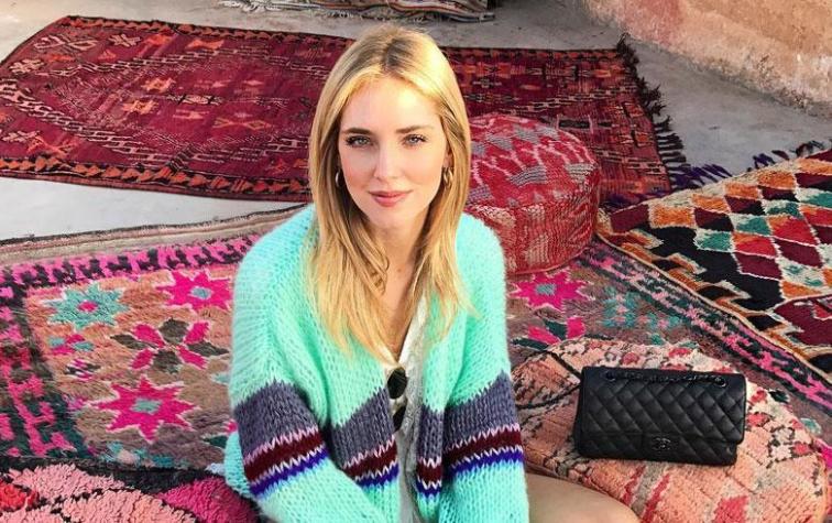 Chiara Ferragni mostró su pancita de embarazada